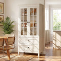 63" Tall Kitchen Pantry Storage Cabinet with 2 Large Drawers