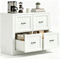 39" Sideboard Buffet Cabinet with 4 Drawers
